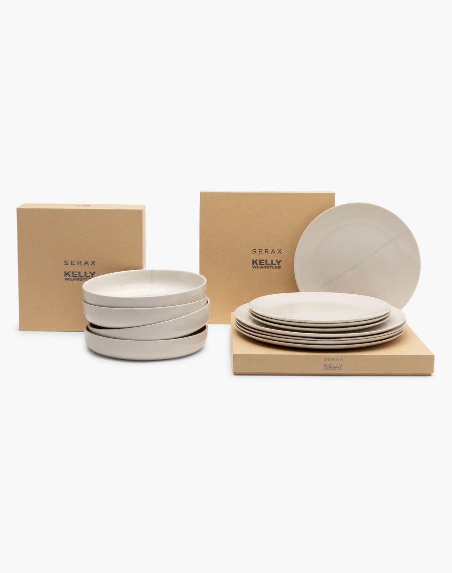 Serax by Kelly Wearstler 'Salt Zuma' porselein diner servies in off-white