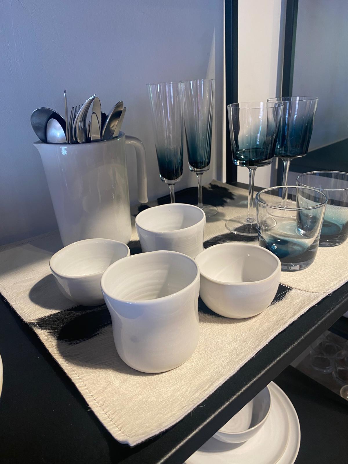 Scapa Home glazen set van 6 ‘Splash’ blauw