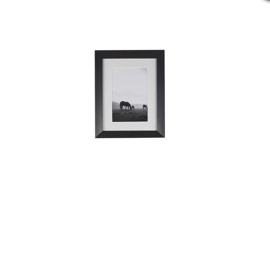 Scapa Home grote langwerpige houten fotolijst 'Stefford' in wenge met taps toelopende rand