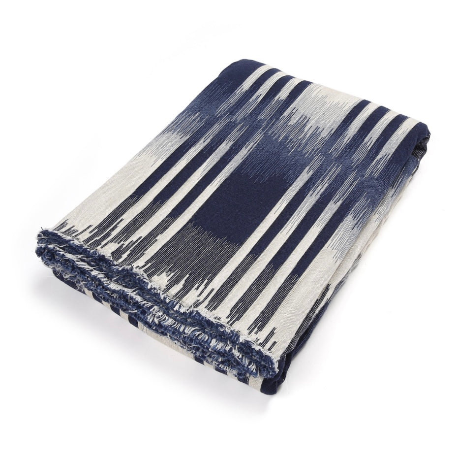 Scapa Home plaid/sprei ‘Corazon’ insignia blauw 195 x 285 cm