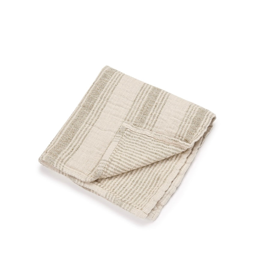 Scapa Home servet 'Genoa' in licht groene streep