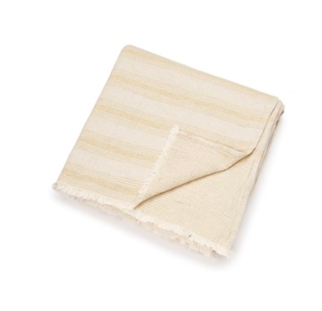 Scapa Home tafellaken 'Genoa' in oker streep