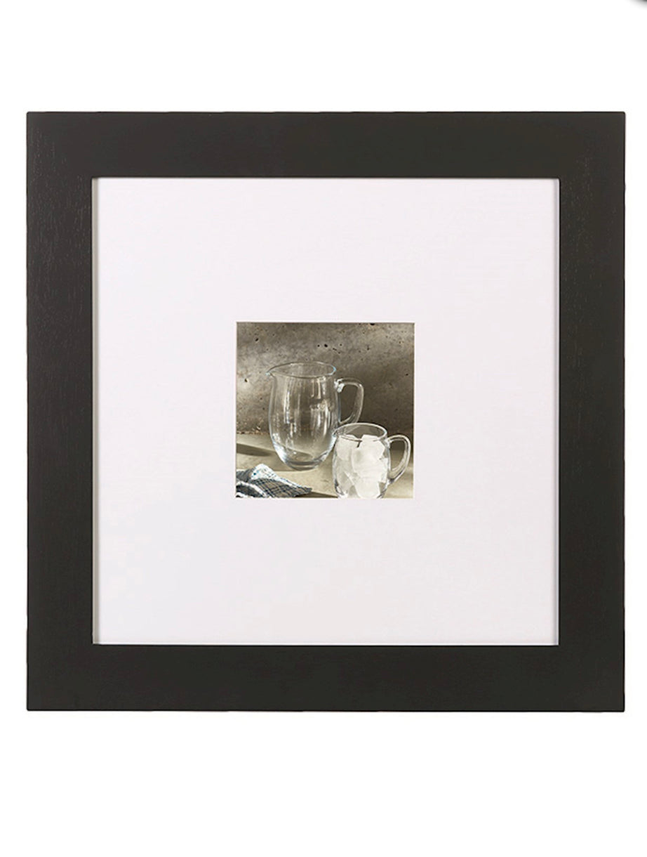 Scapa Home vierkante houten fotolijst 'Large' in wenge met brede rand