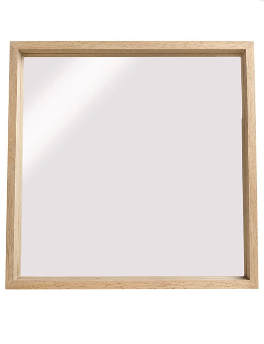 Scapa Home vierkanten wand spiegel 'Mirror' in naturel