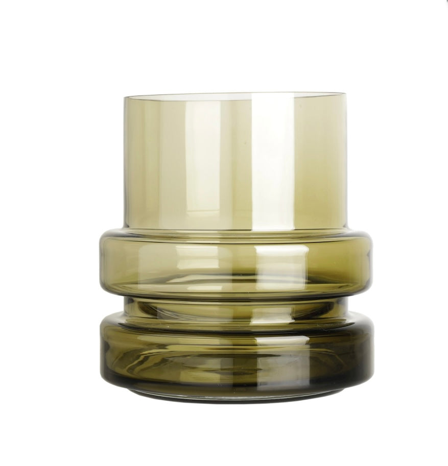 Scapa_Homer_glass vase_Milou_in_kakhi_groot