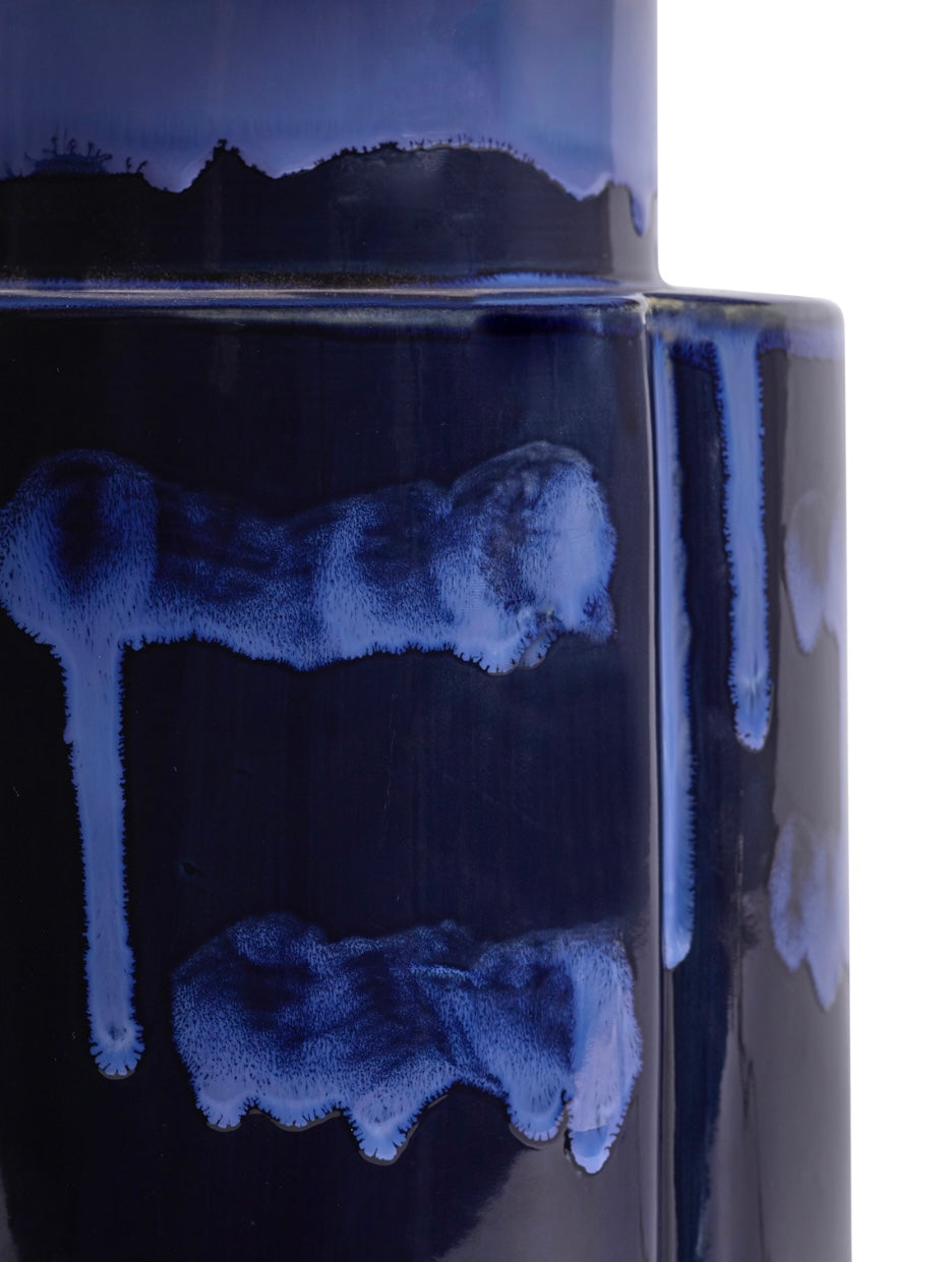 Serax by Anita Le Grelle keramische tafellamp 'John' in blauw - voet detail