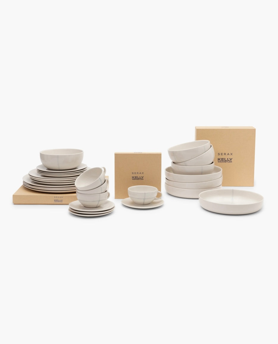 Serax by Kelly Wearstler 'Salt Zuma' porselein servies in off-white