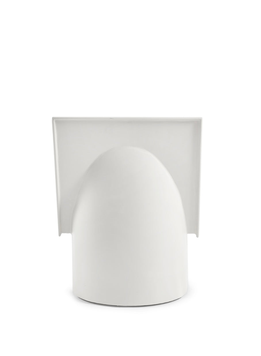 Serax by Marie Michielssen outdoor loungestoel 'Valerie' in wit achteraanzicht