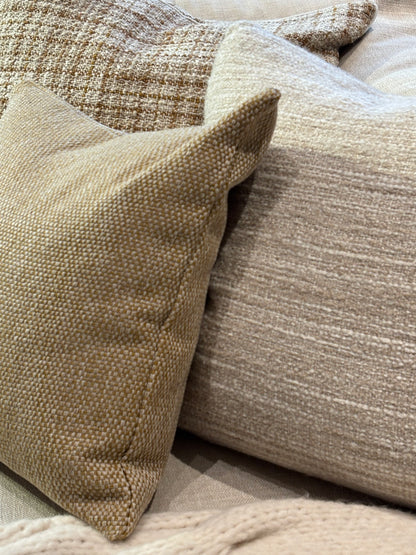 Scapa Home buitenkussen ‘Solin' in oker 50 x 50 cm