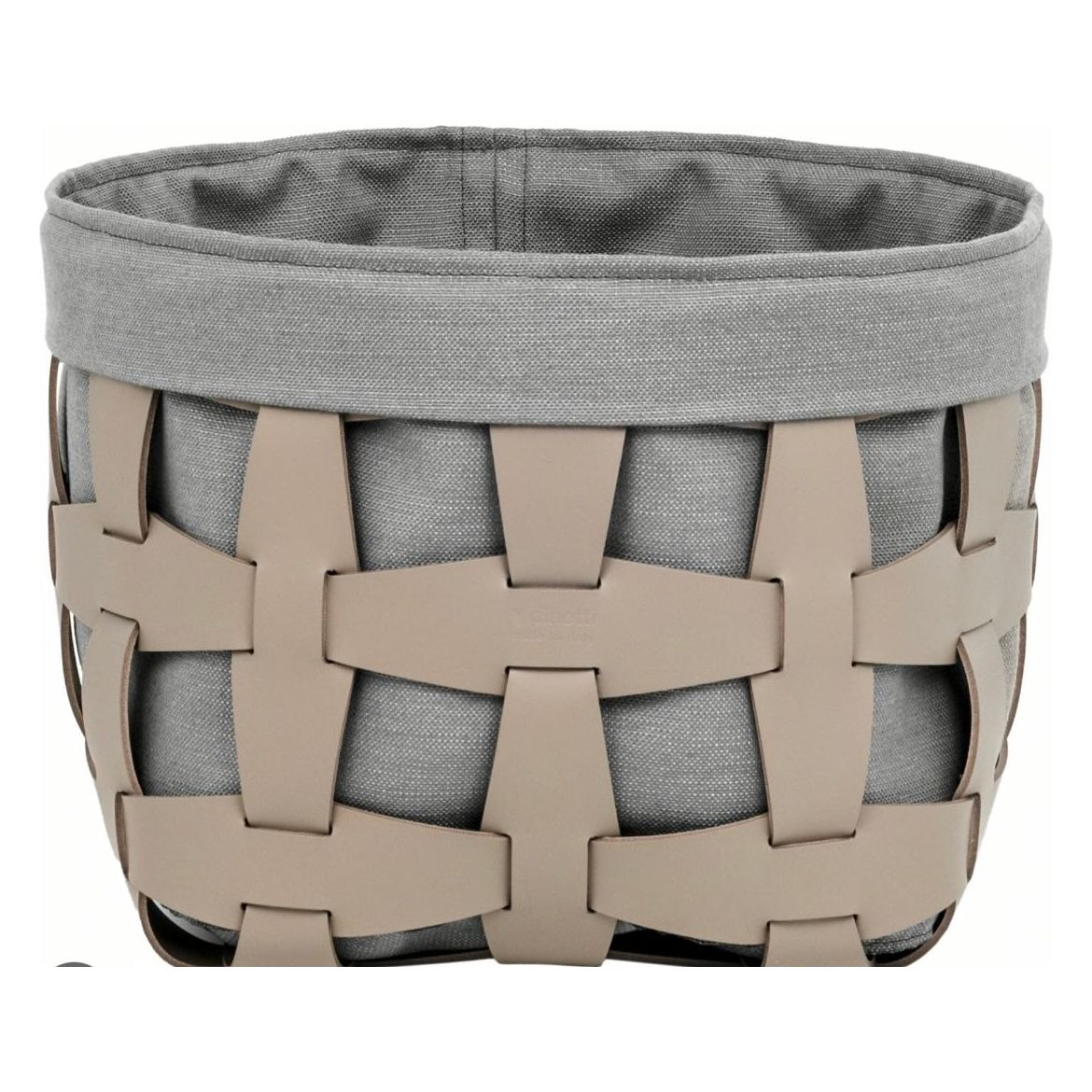 Pinetti leren opbergmand 'Big Hook' in taupe