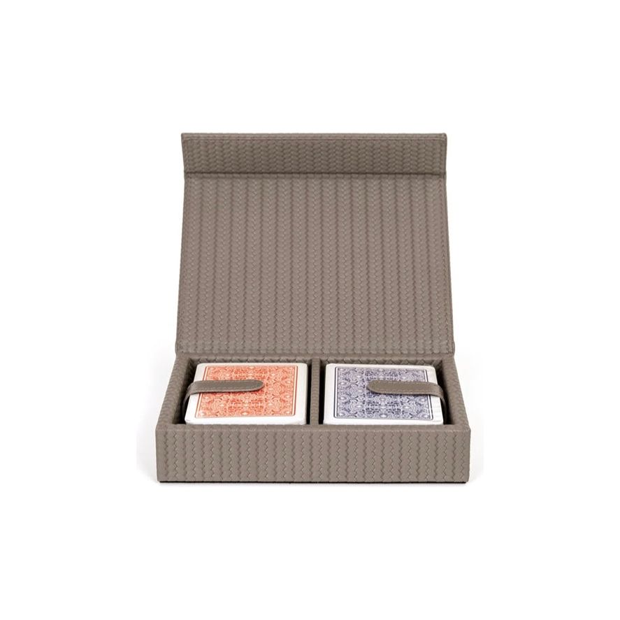 Pinetti_leather_playing_cards_holder_firenze_taupe_open box