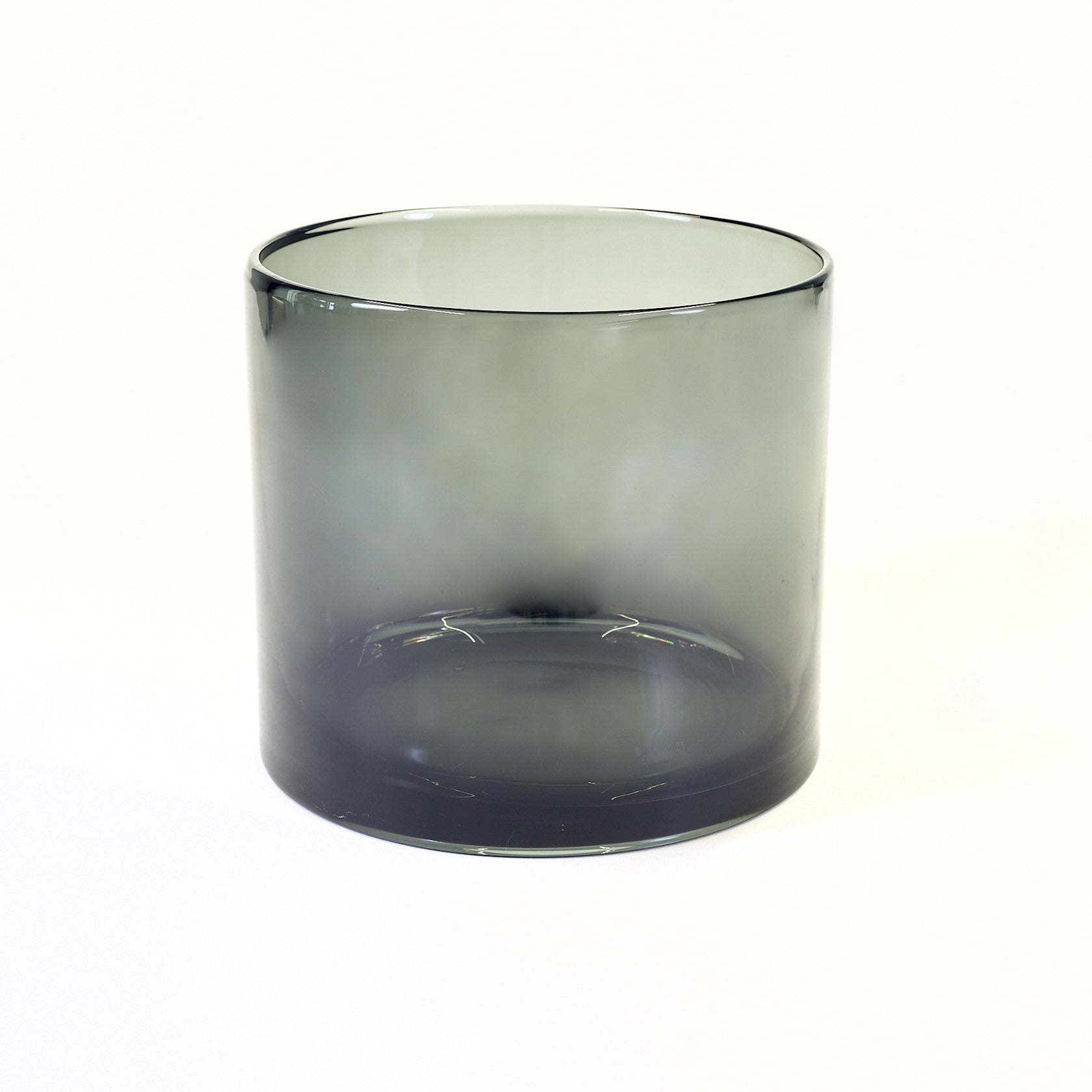 Scapa Home vaas of windlicht â€˜Mimasâ€™ in antraciet glas