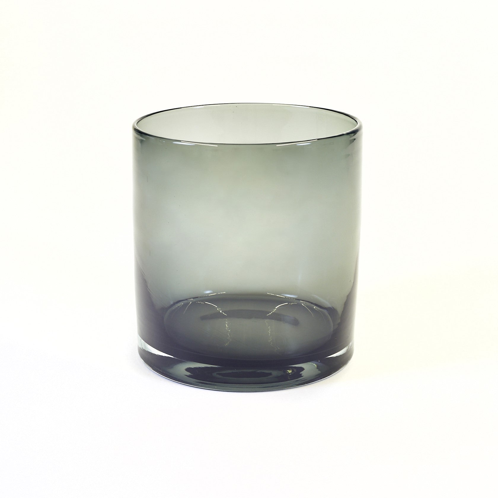 Scapa Home vaas of windlicht â€˜Mimasâ€™ in antraciet glas