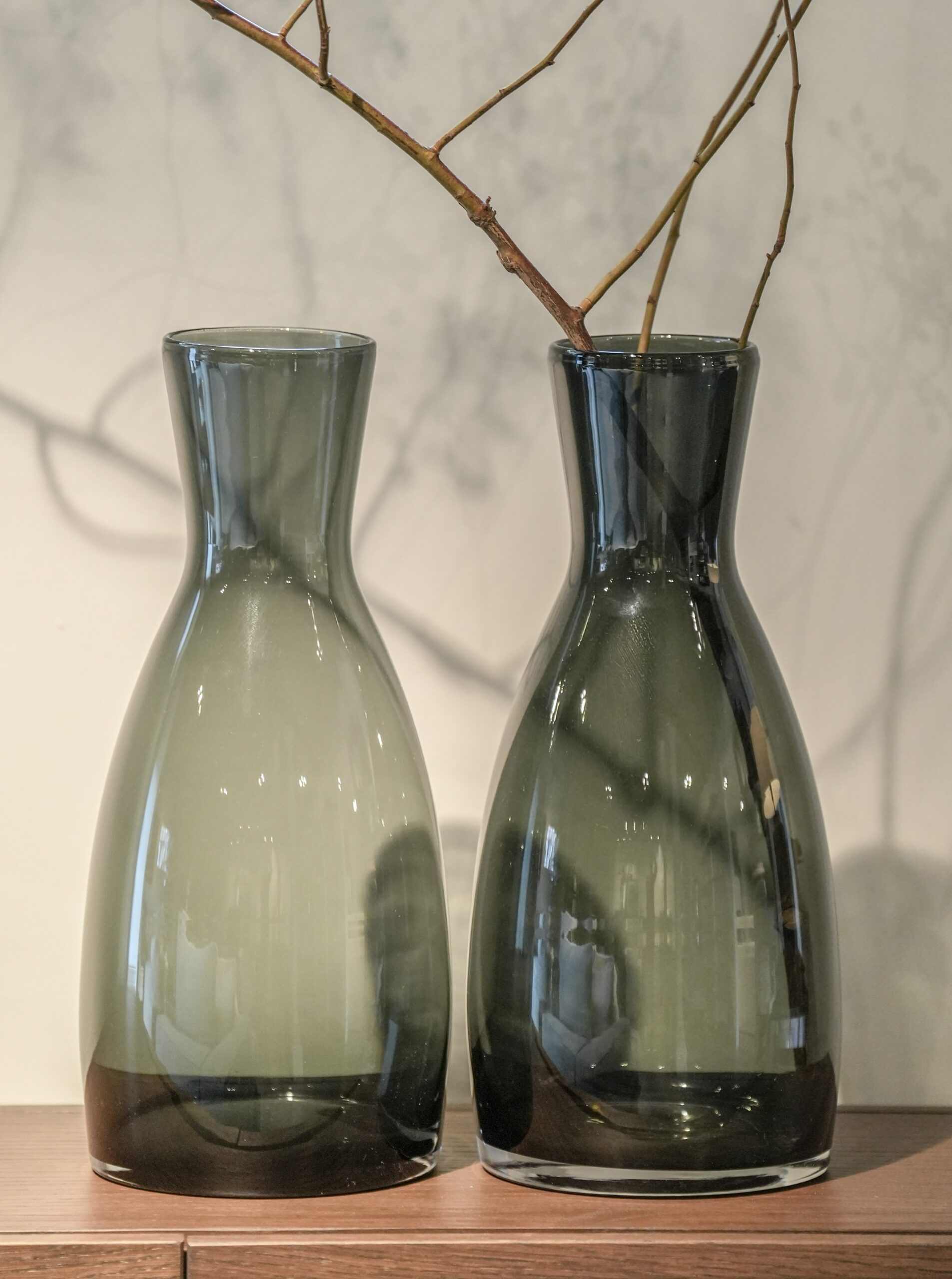 Scapa Home vaas Durant in antraciet glas Scapa Home vaas Durant in antraciet