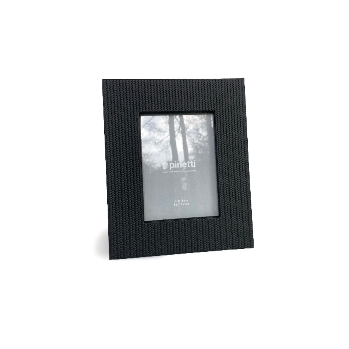 Pinetti_ leather_foto_frame_firenze_black for 13 x 18 cm fotos