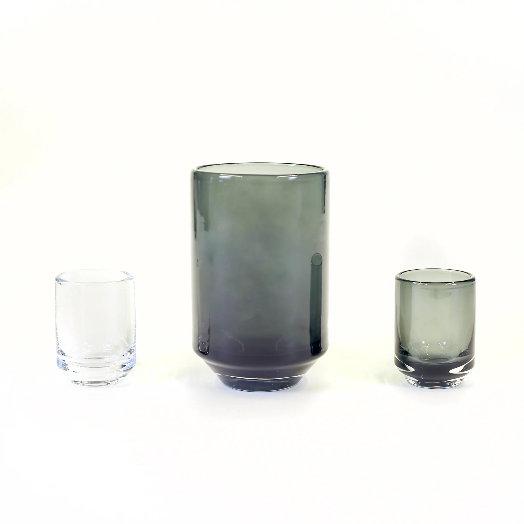 Scapa_Home_glass vase_TITUS_set_black_and_clear