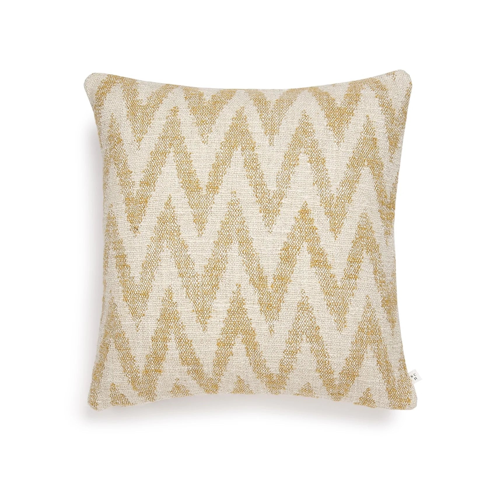 Scapa_home_cushion-lido-herringbone pattern 48cm-x-48cm-safran Scapa_home_cushion-lido-herringbone pattern 48cm-x-48cm-safran