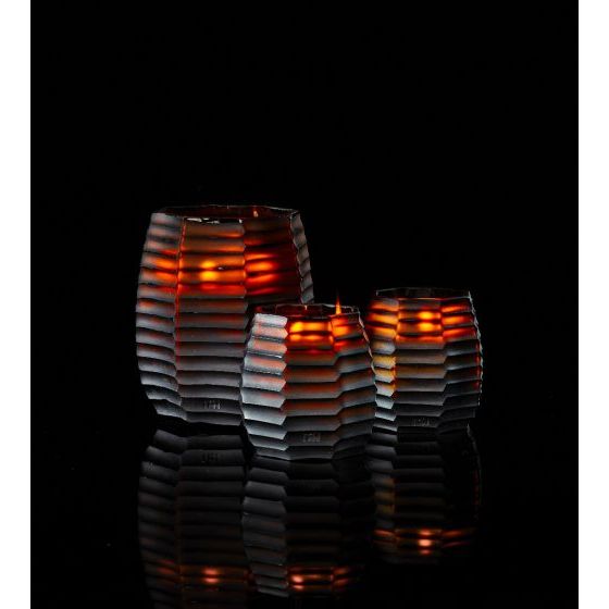 ONNO brandende luxe geurkaarsen Cubo Zanzibar, set van drie