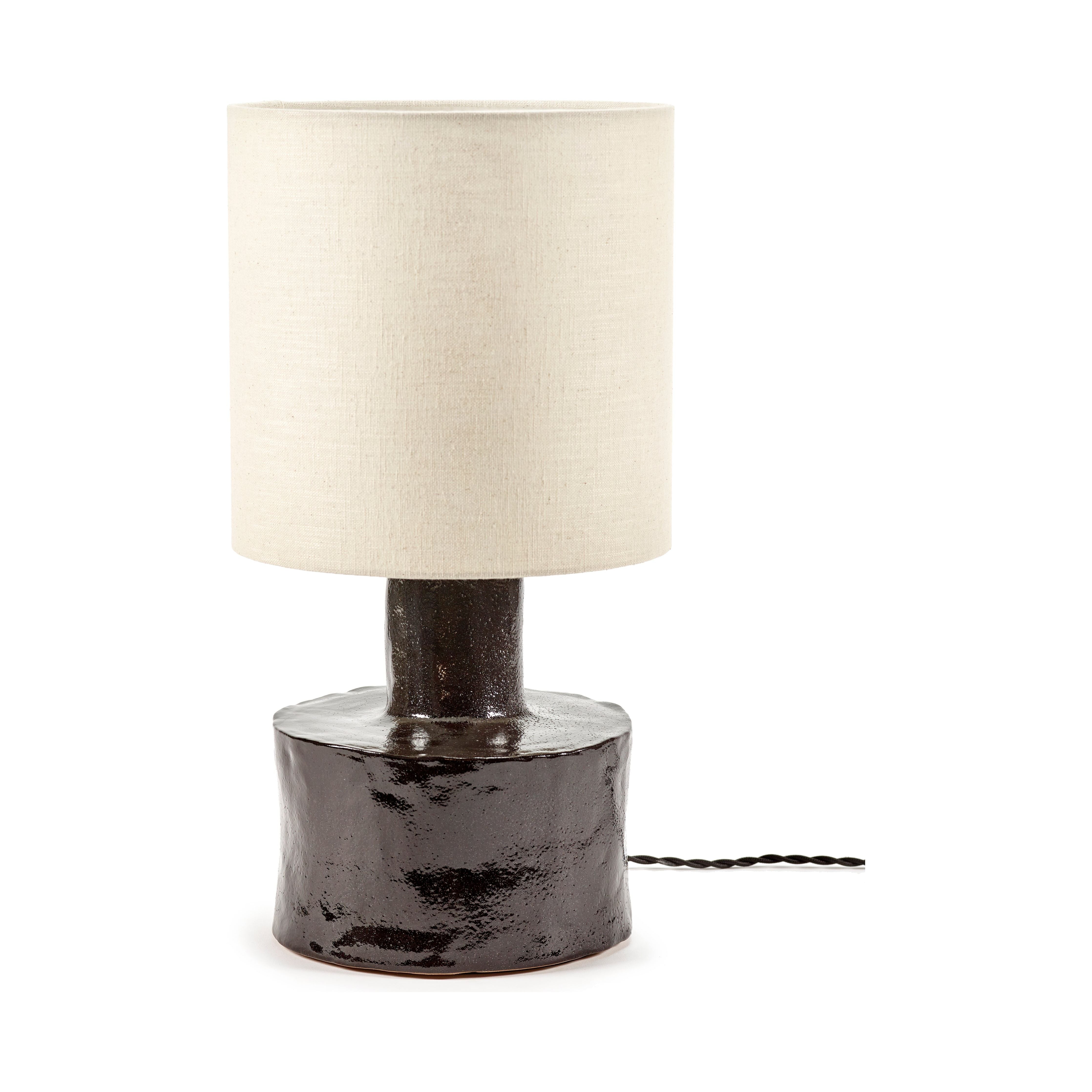 Serax_Table_ceramic_lamp_Black_Catherine-Marie_Michielsen