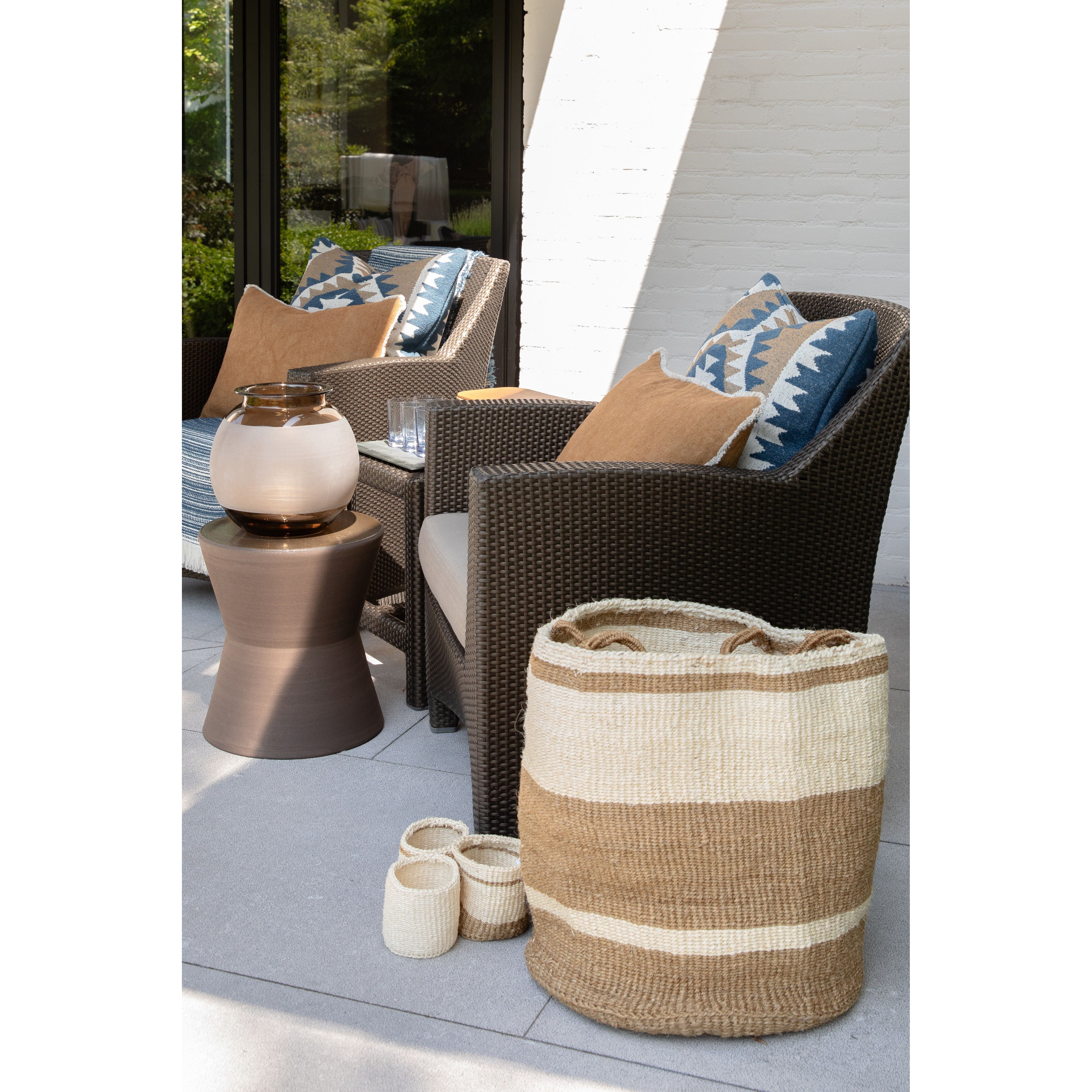 Serax_stools Scapa_Home_vase and cushions Sloane_Matt_Taita_terrace_setting