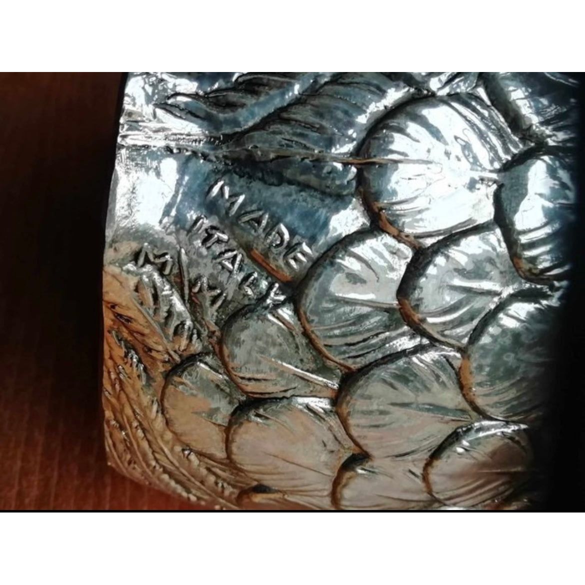 Mauro_Manetti_Ice_bucket_duck_silver_signature_detail