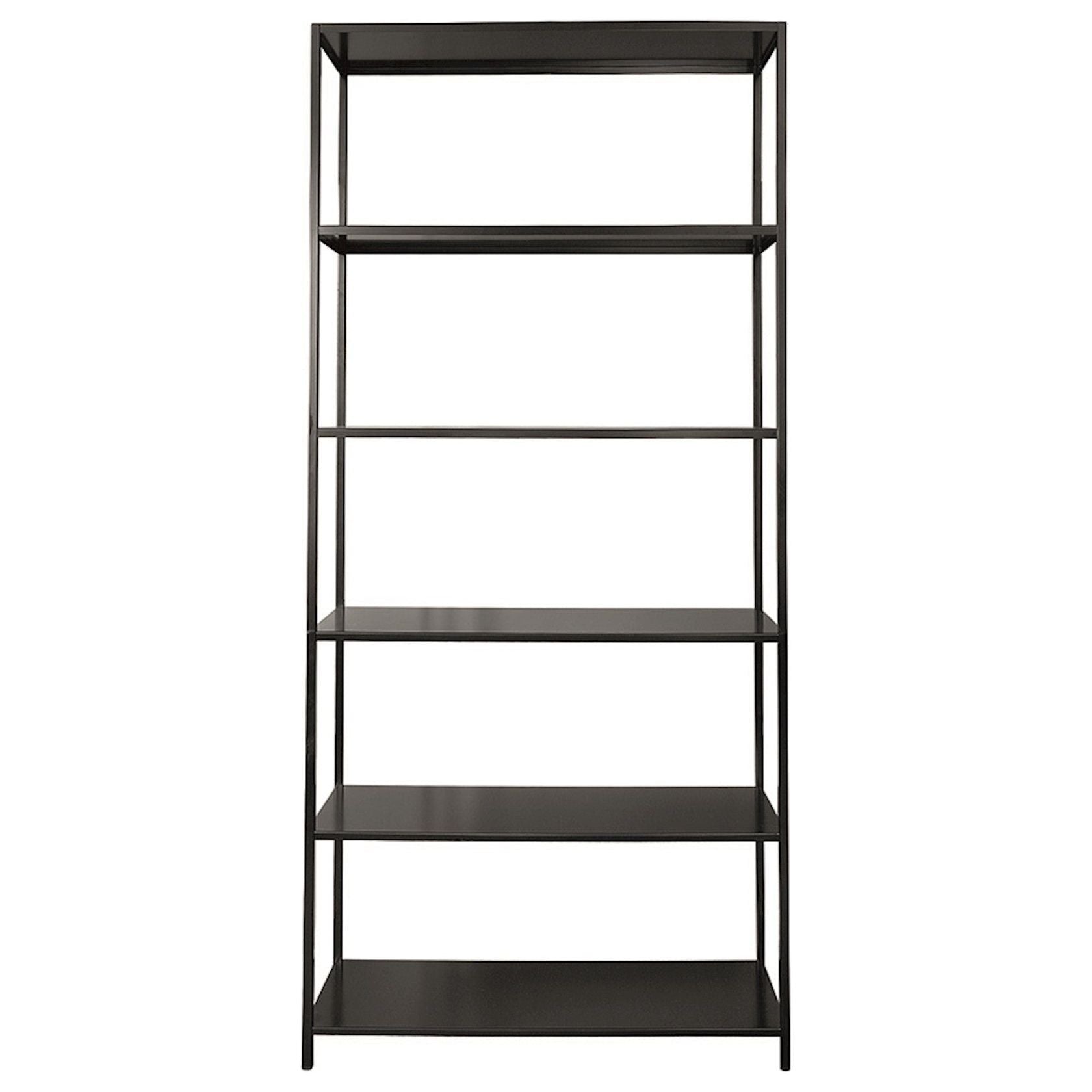 Scapa_Home_black powdercoated metal Cubo_rack with 6 shelves Scapa_Home_black powdercoated metal Cubo_rack with 6 shelves