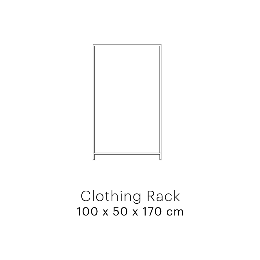 Scapa_Home_kledingrek_breed_HANG_zwart metaal tekening