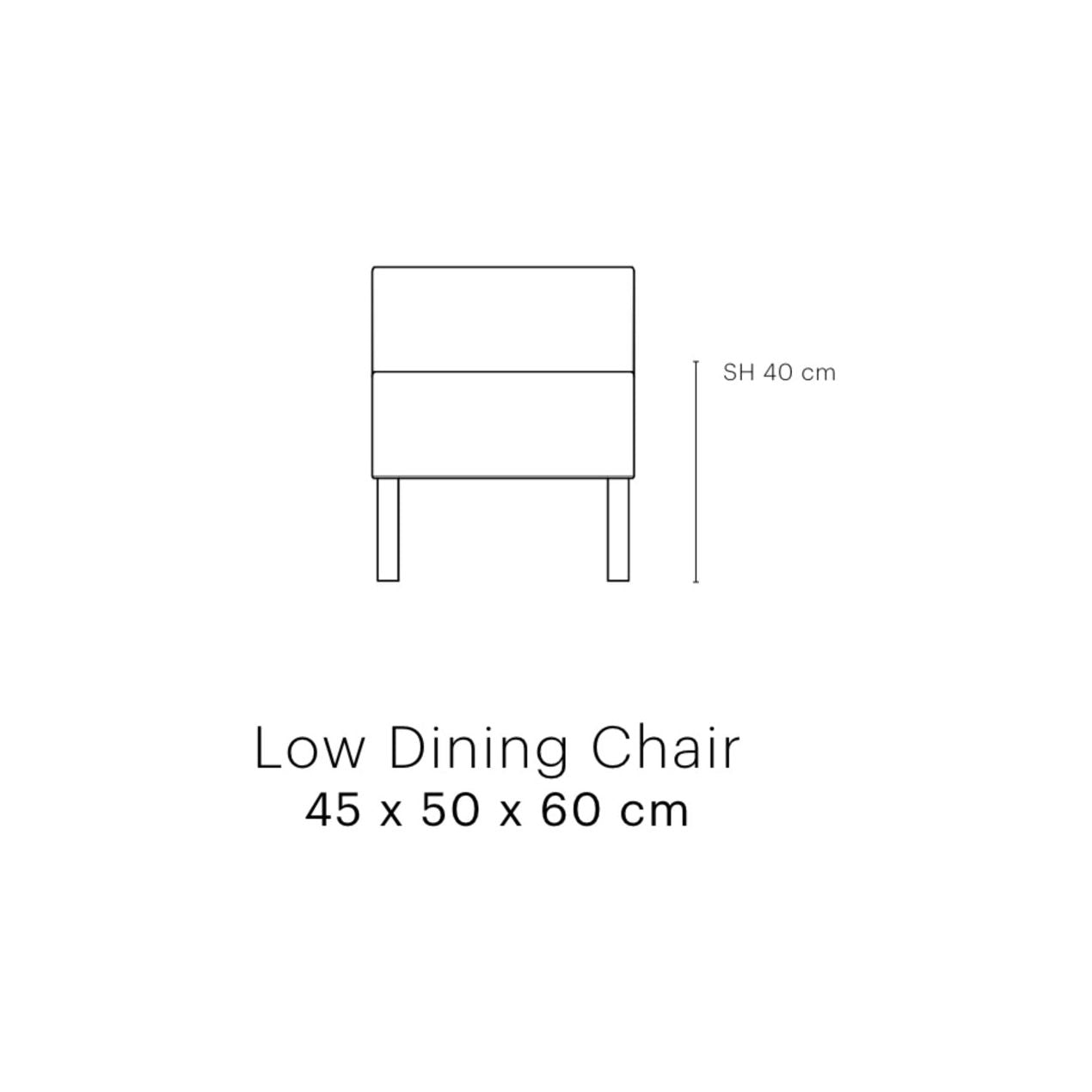 Scapa Home low dining chair Matthis measurements Scapa Home low dining chair Matthis measurements