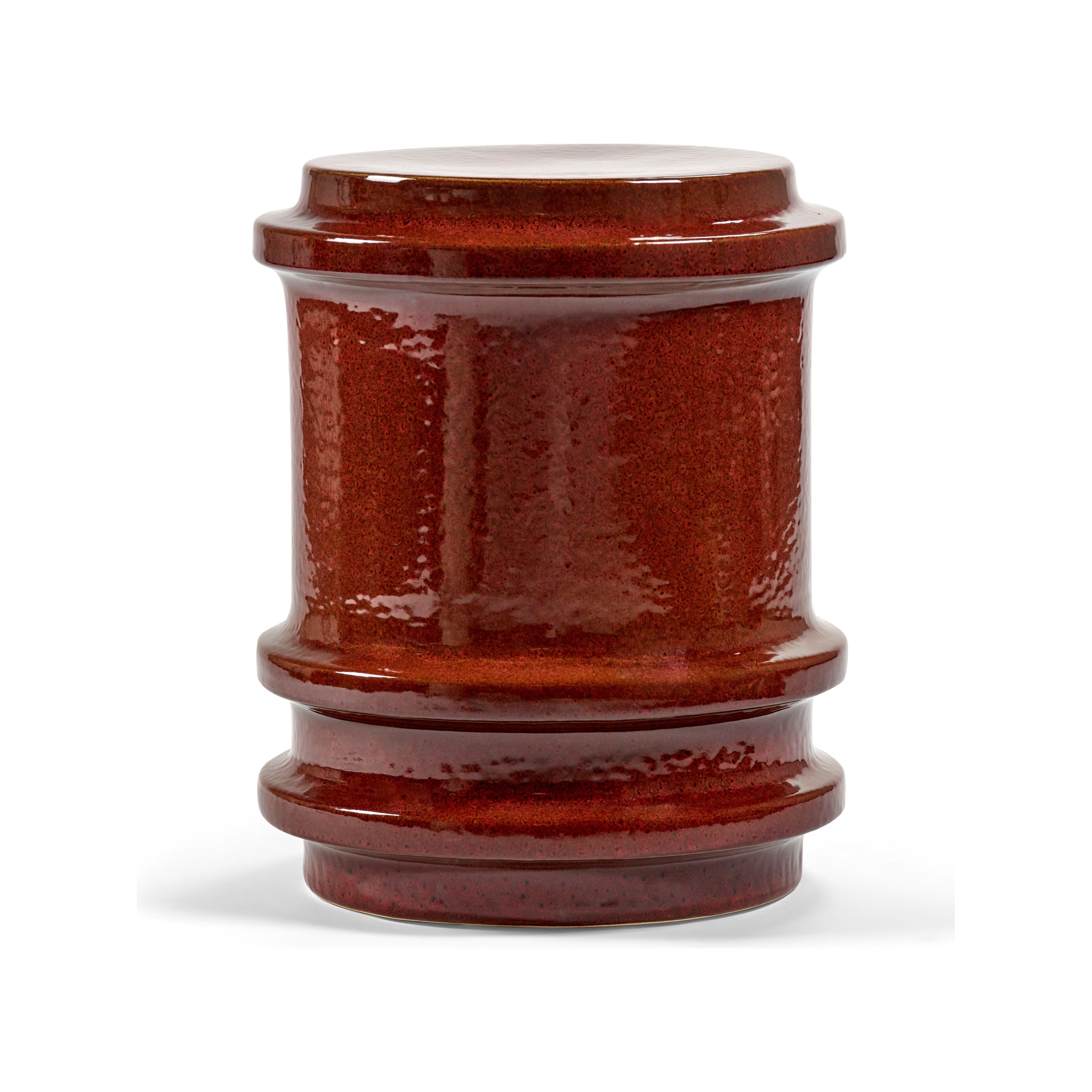 Serax_keramisch_krukje_in_donker_rood Pawn_MarieMichielssen