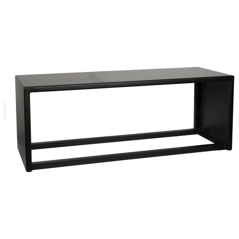 Scapa Home rectangular black metal outdoor side tabel Limni (95x33x35)2