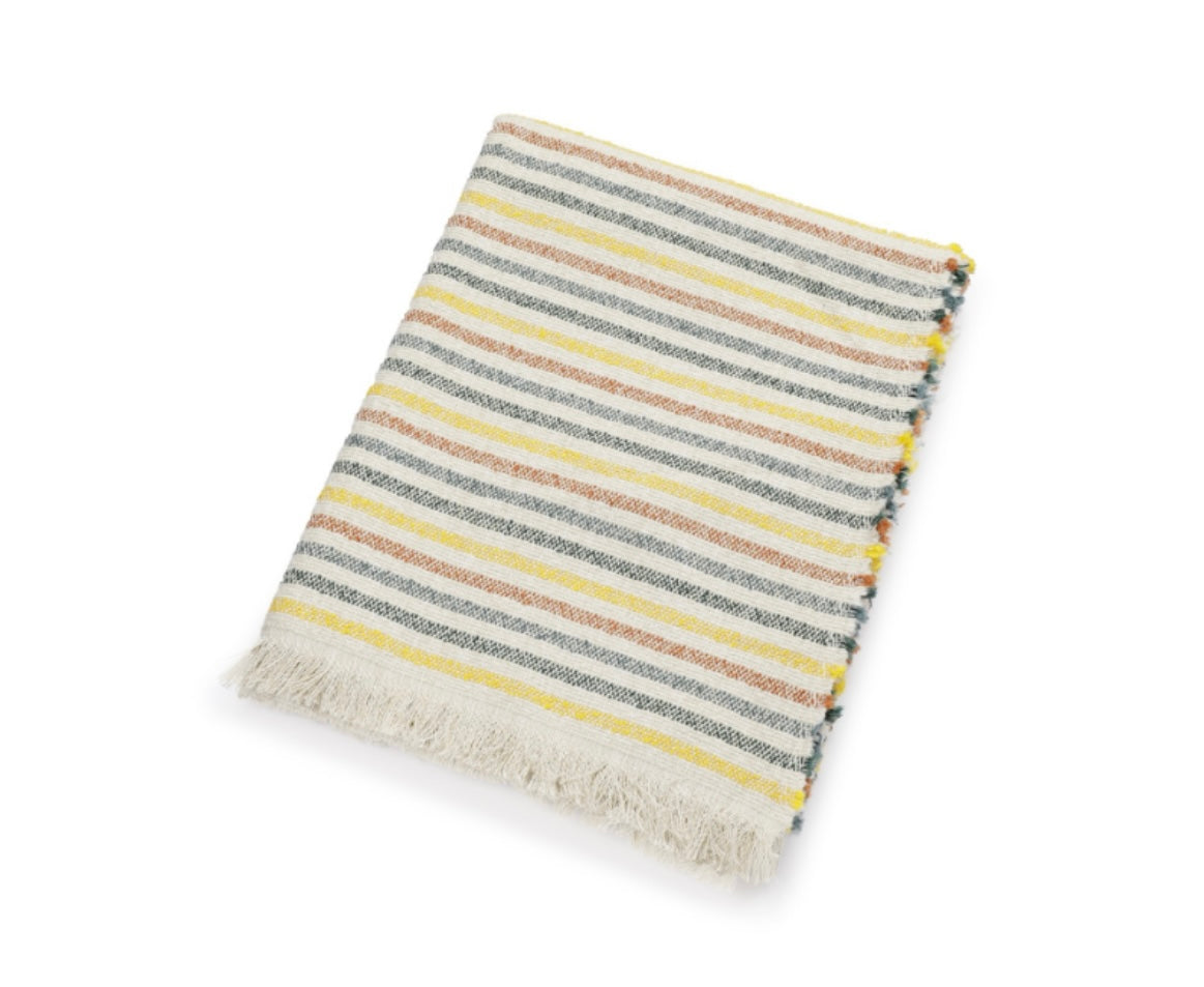 Scapa Home buitenplaid of tafellaken â€˜Zagreb' in multi streep