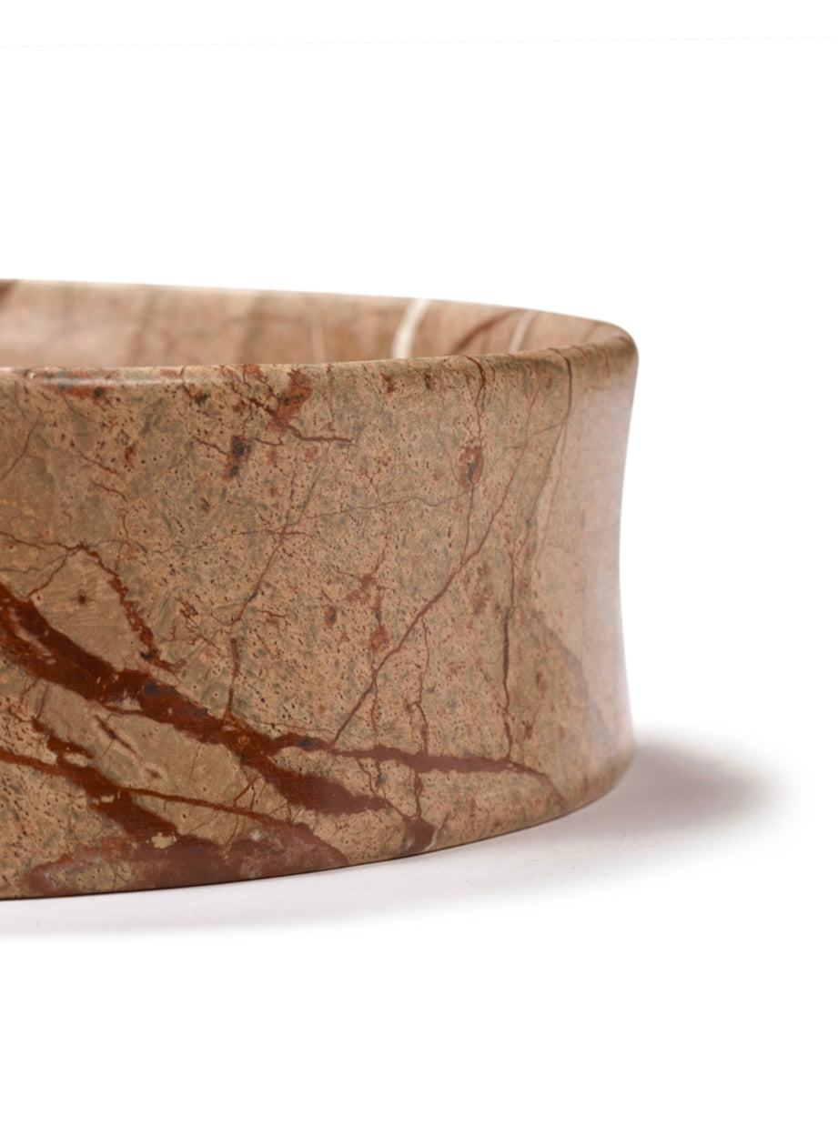 Serax by Kelly Wearstler grote beige marmeren schaal zoom