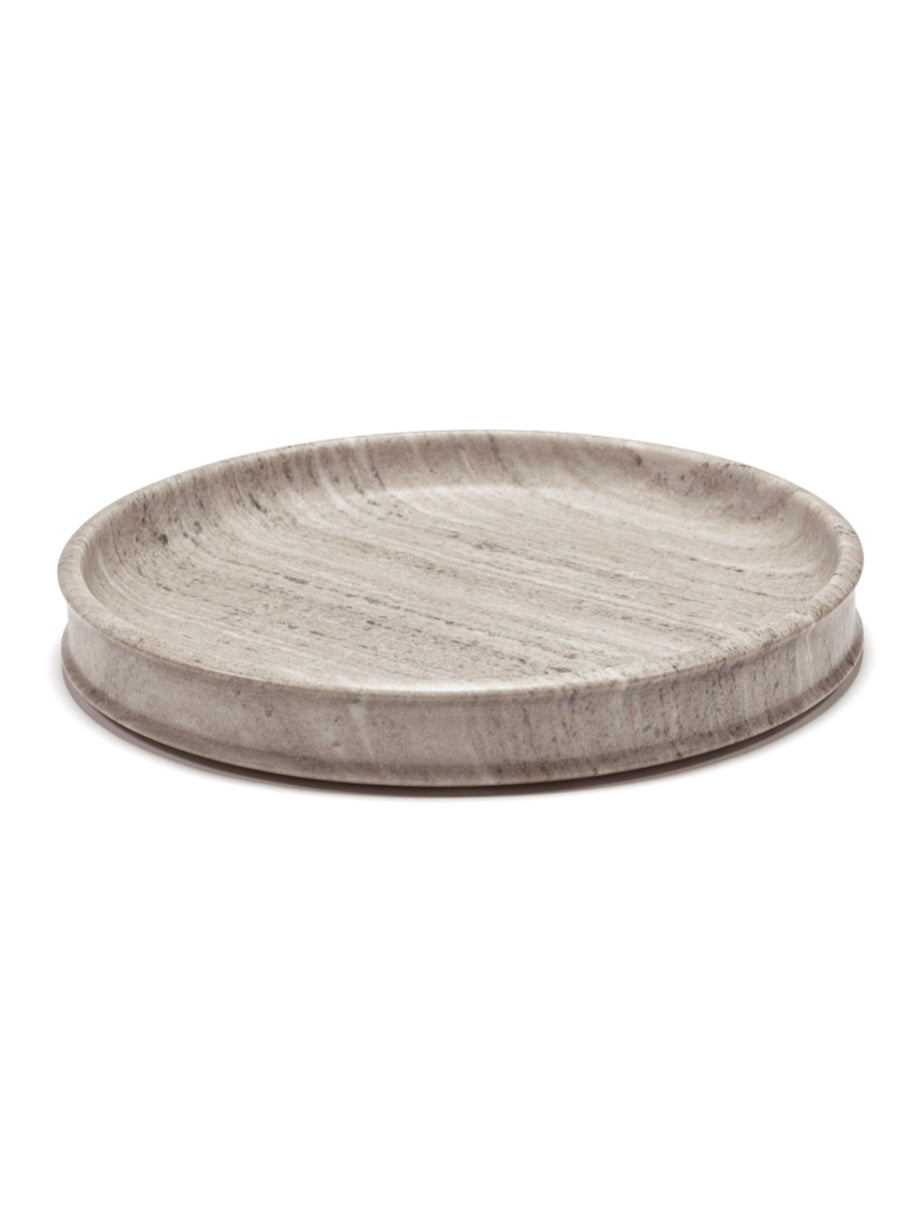 Serax by Kelly Wearstler grote licht beige marmeren schaal