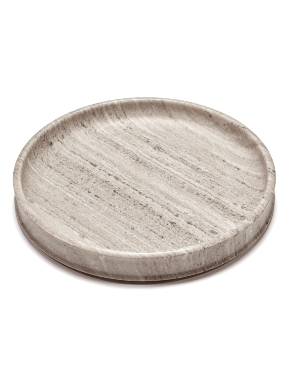 Serax by Kelly Wearstler grote licht beige marmeren schaal2 Serax by Kelly Wearstler grote licht beige marmeren schaal2