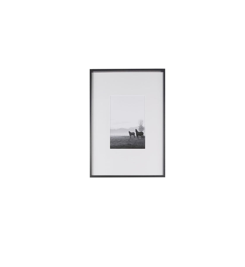 Scapa Home rectangular deep wooden picture frame 'Stefford' in wenge