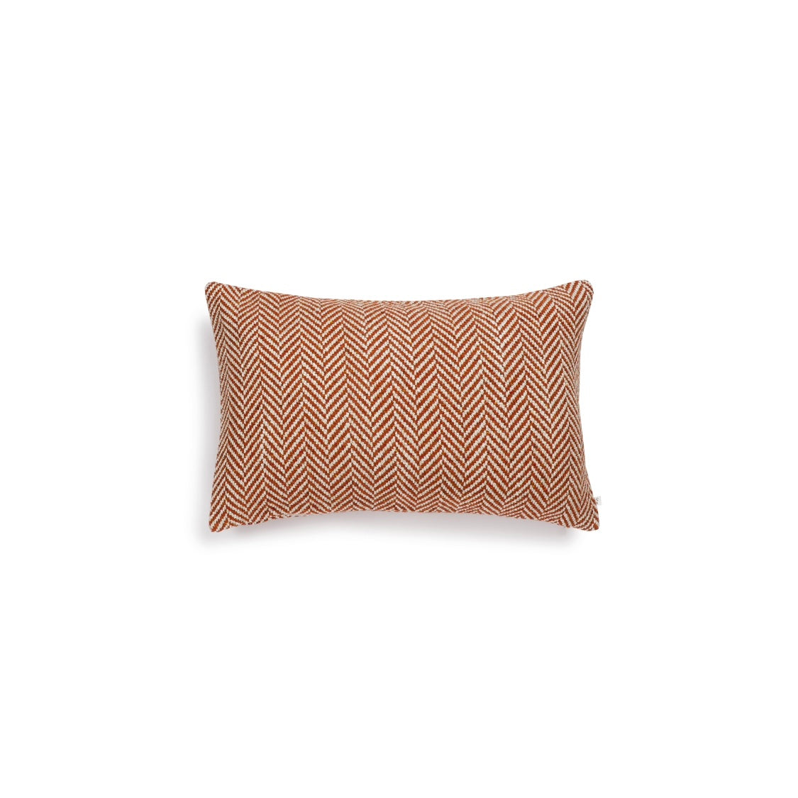 Scapa Home decorative cushion 'Alton' with herringbone pattern in amber 40 x 60 cm