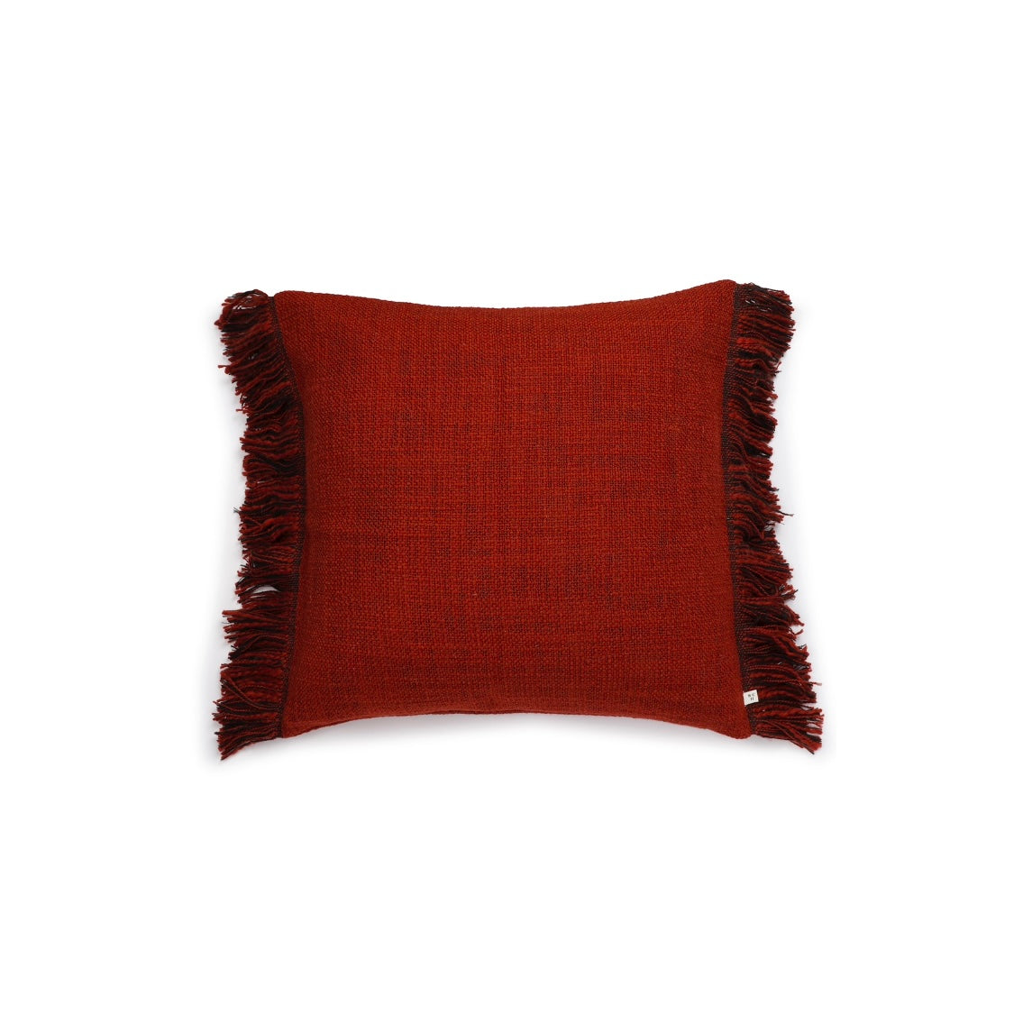 Scapa Home decorative cushion â€˜Zadarâ€™ in bordeaux 60 x 60 cm