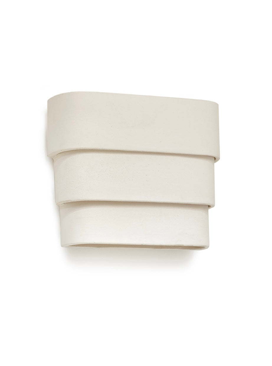 Serax by Anita Le Grelle keramische wandlamp 'Jack' in beige zijaanzicht