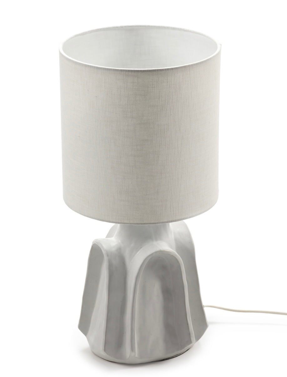 Serax by Marie Michielsen keramische tafellamp 'Billy 02' in wit bovenaanzicht