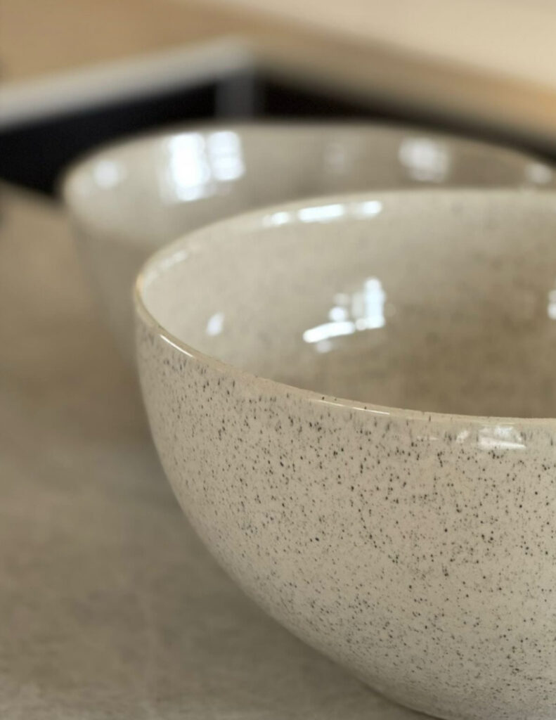 Scapa Home stoneware bowls 'Peneda' in ivory colour