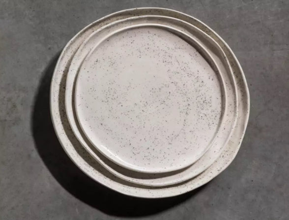 Scapa Home steengoed borden 'Peneda' in ivoor kleur