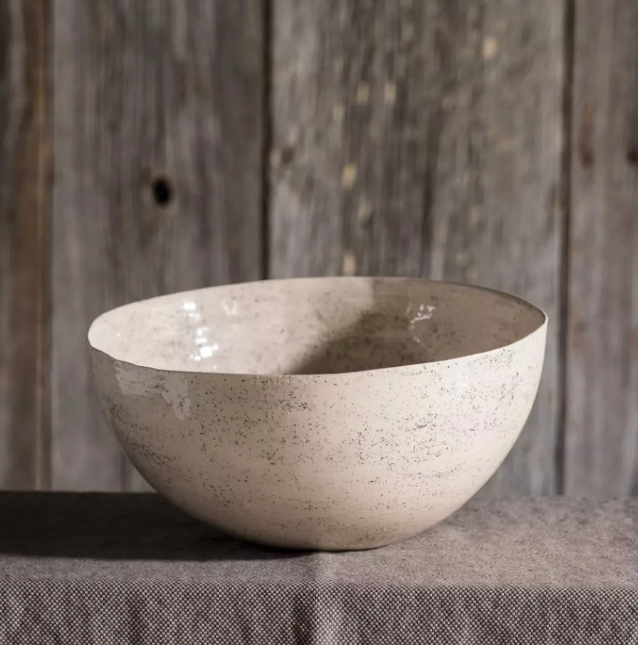 Scapa Home stoneware bowl 'Peneda' in ivory colour