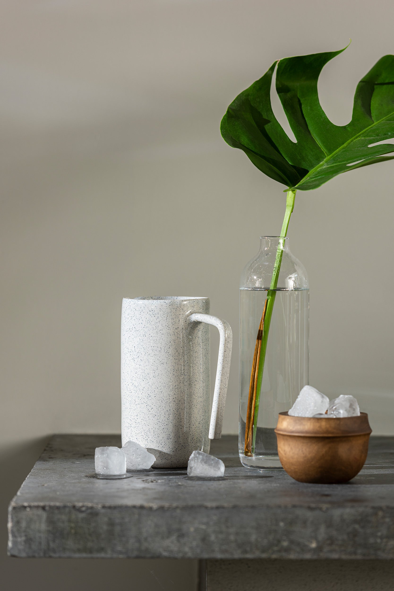 Scapa Home steengoed schenkkan 'Peneda' in ivoor kleur