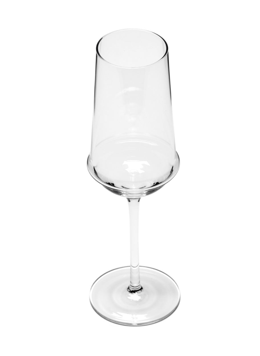 Serax by Kelly Wearstler 'Dune' champagne glas bovenaanzicht