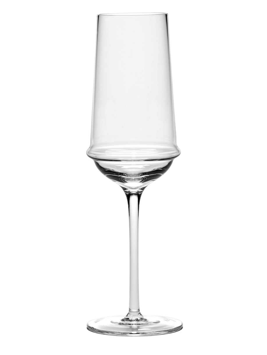 Serax by Kelly Wearstler 'Dune' champagne glas zijaanzicht