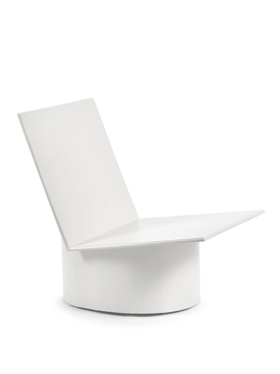 Serax by Marie Michielssen outdoor loungestoel 'Valerie' in wit vooraanzicht