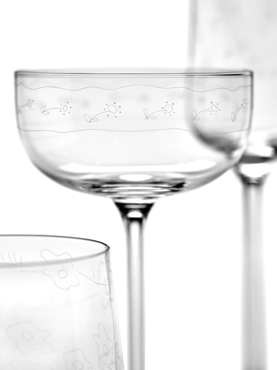 Serax by Marni champagne coupe 'Anemone Vaniglia' Serax by Marni champagne coupe 'Anemone Vaniglia'