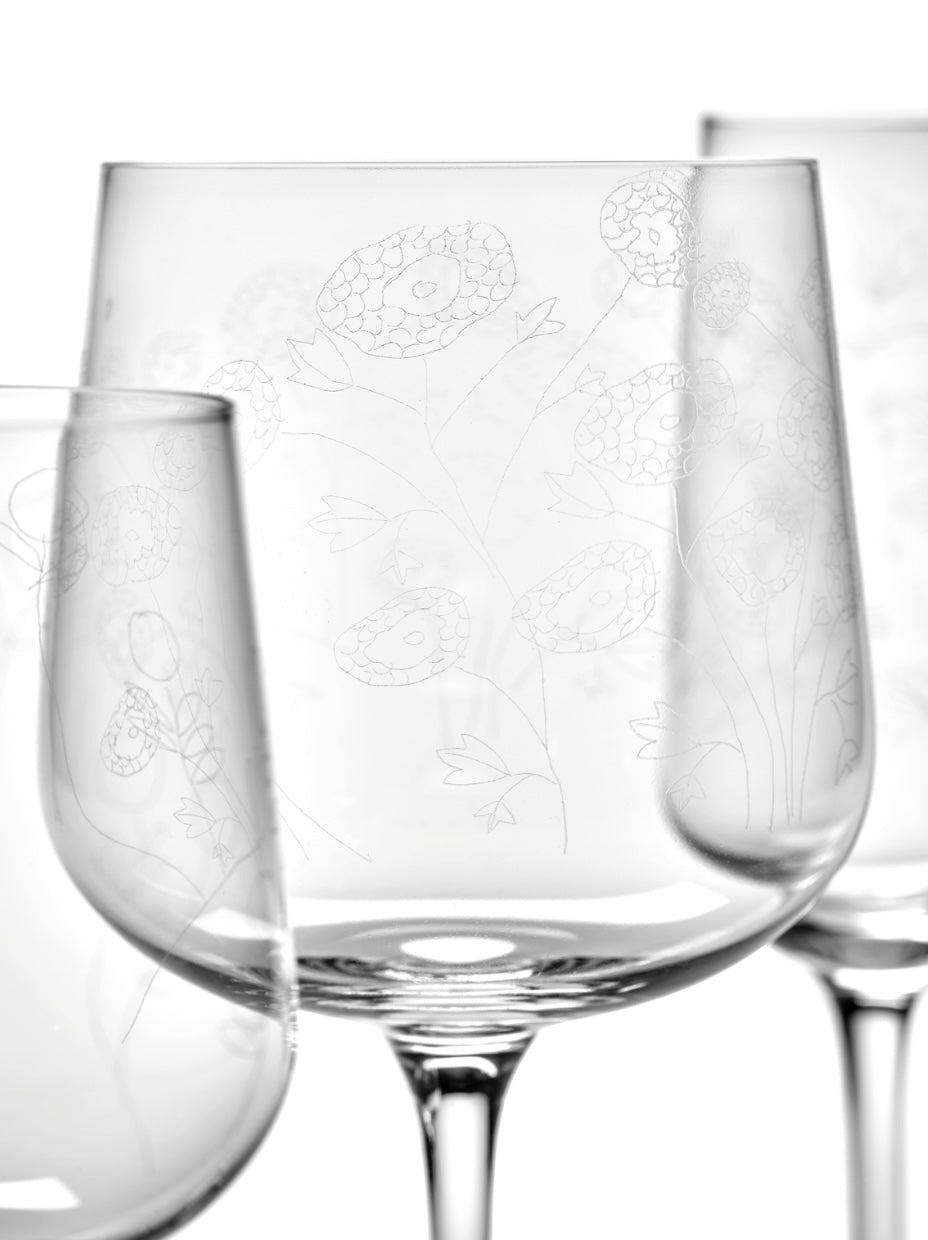 Serax by Marni rode wijnglas 'Anemone Vaniglia' Serax by Marni rode wijnglas 'Anemone Vaniglia'