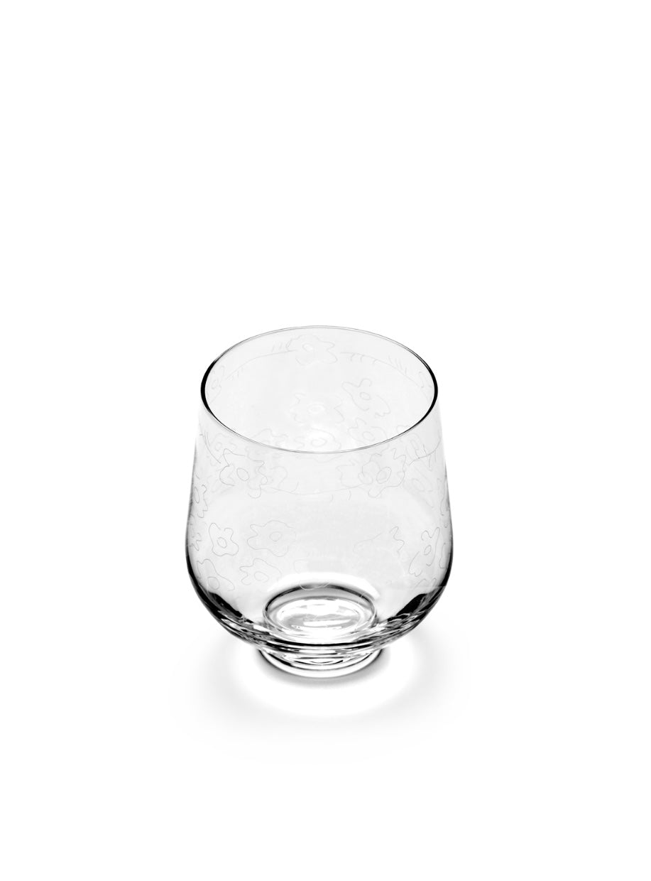 Serax by Marni waterglas 'Dark Viola' bovenaanzicht