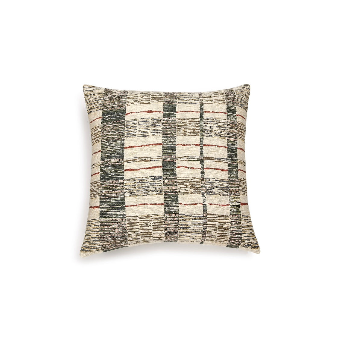 Scapa Home-Perth-cushion-cover-60-x-60-sand-hunting-green